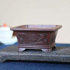 紫砂の鉢 盆栽鉢 植木鉢 小品盆栽鉢 大品盆栽鉢  段泥  台湾紫砂の鉢 四方鉢 紫砂の鉢盆栽鉢 植木鉢 小品盆栽鉢 大品盆栽鉢