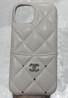 CHANEL シャネル ココマーク 黒　レザー iPhone15用ケース iphone17/16 ケース シャネル 風 iphone15/15pro max ケース