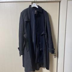 『sudlight』sacai 18aw コート Sacai (サカイ) 18AW Docking Melton ドッキング メルトン バイ