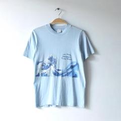 80s カリフォルニア州立大学 ヴィンテージTシャツ サーフ 古着 葛飾北斎 S