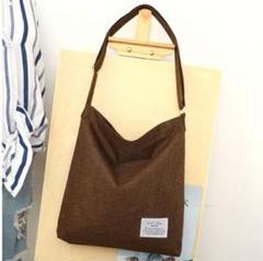 【新品・送料無料】新入荷 ショルダーバッグ ブラウン 2WAY 男女兼用 大人気