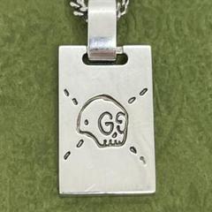 GUCCI ドクロ スカル プレート ネックレス 039711 - メルカリ