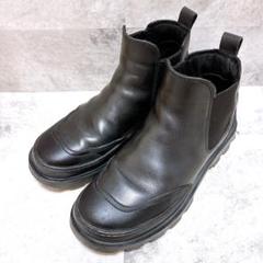 【美品 完売品】カンペール　ショートブーツ　レザー　プレススタッド　ブラック pointer 【本革】レースアップショートブーツ ブーツ 革 6cm