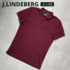 【美品】J.LINDEBERG Ko Olina ブリッジロゴ総柄 ポロシャツ 美品】J.LINDEBERG Ko Olina ブリッジロゴ総柄 ポロシャツ