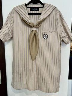 milkboy セーラーカラーシャツ　スカーフ　ミルクボーイ MILKBOY（ミルクボーイ）の「OPEN SAILOR シャツ（シャツ