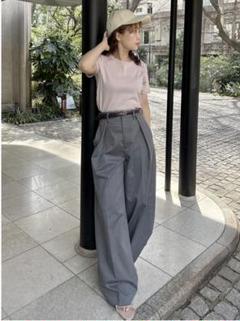 frayid×ピエールカルダン　ベージュ ワイドパンツ pierre cardin × FRAY I.D 2024 AUTUMN | FRAY I.D（フレイ