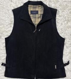 【希少】BURBERRY LONDON スエード ノバチェック ベスト