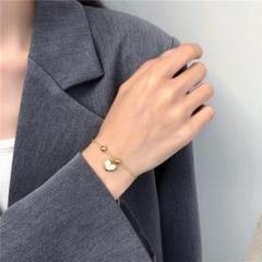 【大人気】ブレスレット シルバー シンプル レディース 韓国 ハート 上品