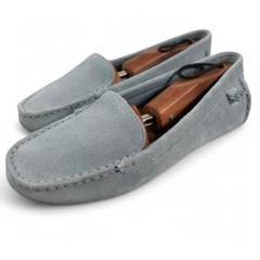 UGG アグ 23 スエード ローファー ドライビングシューズ ライトブルー UGG アグ 23 スエード ローファー ドライビングシューズ ライト