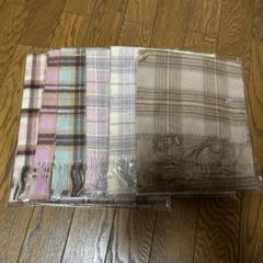 CONOMiチェック柄ウールマフラー6枚セット CONOMiチェック柄ウールマフラー6枚セット