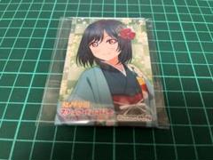 三船栞子 描き下ろしスクエア缶バッジ 虹ヶ咲 OIOI