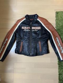 Harley-Davidson 90’sヴィンテージ レザーブルゾン 希少 ☆ハーレーダビットソン・HARLEY DAVIDSON・レアなヴィンテージ