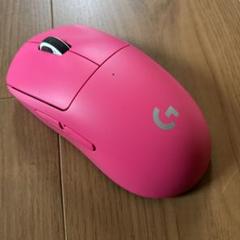 Logitech PRO X SUPER LIGHT ピンクマウス 本体