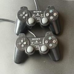PS2 コントローラー　SCPH-10010 ブラック　2個まとめ売り