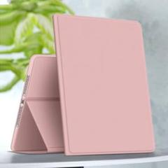 iPad 10.2 ケース ソフトケース オートスリープ機能 ピンク