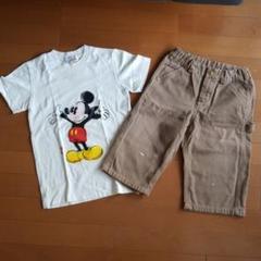 子供服セット(香港ディズニーTシャツ、オンワードパンツ)