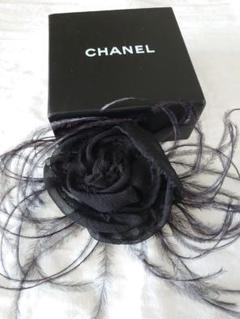 HGD-X209/CHANEL コサージュ ブローチ カメリア エナメル