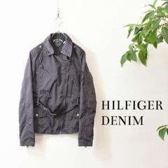 6Z0107 HILFIGER DENIM ライダース ネイビー S