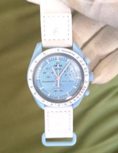 オメガ　ムーンスウォッチ ウラヌス　Ostrich OMEGA swatch