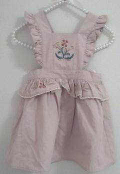 シュシュクシュエプロンワンピース80cm