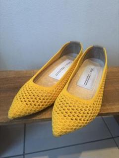 極美品✨オッフェン　フラットシューズ　ポインテッドトゥ　メッシュ　offen Offen×eclat(オッフェン×エクラ)のpointed－SIMP通販 | 集英社