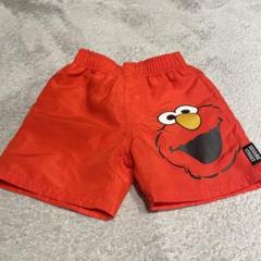 ベビー水着　エルモ 水着 90cm 赤