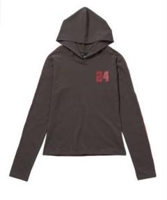FCMM パーカー Mサイズ チャコール STUD ZIP UP HOODIE/スタッズジップアップフーディ（パーカー