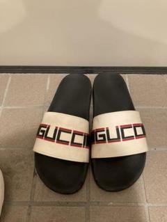 グッチ GUCCI サンダル ストライプ ラバー