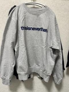 thisisneverthat グレー スウェット Lサイズ - メルカリ