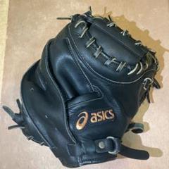 【極美品】少年野球　キャッチャーミット　アシックス　DIVE　良型 野球 限定 ミズノ 軟式 キャッチャーミット WILLDRIVE RED AXI