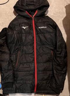 ミズノ　MORELIA フード付きブラックダウン　サイズXL