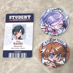 にじさんじ 3SKM College 特典ランダム学生証風カード 缶バッジ