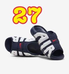 希少カラー赤黒　新品未使用　NIKE モアテン　スライド　サンダル　28センチ 希少カラー赤黒 新品未使用 NIKE モアテン スライド サンダル 28