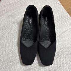 極美品 VIVAIA ビバイア パンプス ブラック 38.5 約24.5