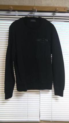【極美品】Herno Laminar 黒スウェット 胸ポケ付