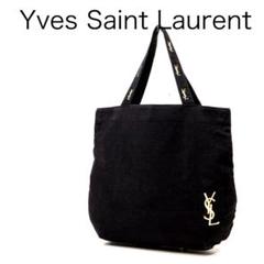 H1159-15◾️イヴサンローラン YSL トートバッグ ロゴ刺繍キャンバス