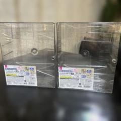 壁にも付けられるディスプレイケース3段タイプ 2個セット