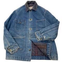 70s シアーズ　カバーオール　アメリカ製　美品 古着 70年代 シアーズ Sears デニムカバーオール USA製 メンズL
