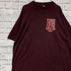 USA製90sヴィンテージTシャツ！シングルステッチ　ブラウン半袖古着XL722