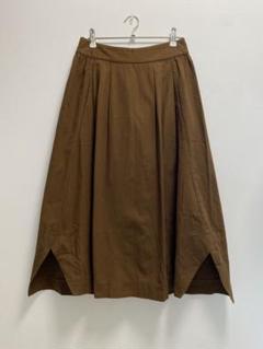 KLOKE クローク　ブラウン ロングスカート スリット入り