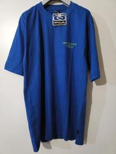 RIP CURL 青 Tシャツ Lサイズ 100%コットン