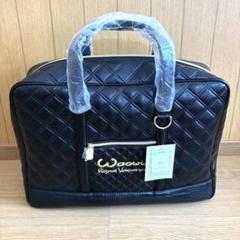 海外最新 Waoww メルカリ - 新品未使用品 黒×金 ボストンバッグ ワオ ゴルフバッグ・キャディバッグ