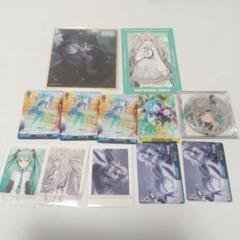 プロセカ　初音ミク　色紙　缶バッジ　ぱしゃこれ　ヴァイスシュヴァルツ