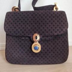 70年代 ラピスラズリ スクエアG GUCCI オールドグッチ スエード