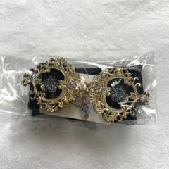 しずく付クラシカルゴムベルト axes femme アクシーズ 青 薔薇 バラ