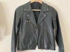 アパートバイローリーズ　レザー ライダースジャケット　ブラック　黒　L アパートバイローリーズ レザー ライダースジャケット ブラック 黒 L