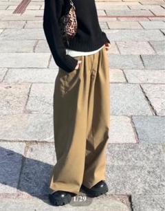 FASHIRU ワイドチノスラックス Lサイズ 2025年最新】fashiru ワイドチノの人気アイテム - メルカリ