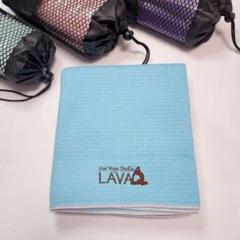 （新品-未開封）LAVA ヨガマット ブルー、
ピンク 2個セット ⑦LAVA ヨガマット ミッドナイトブルー＆SUKALAラグ - メルカリ