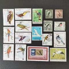 世界の鳥の切手コレクション本 世界の鳥切手③ 17枚 外国切手 Bird - メルカリ