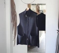 MAATEE&SONS EX RIVER CASHMERE WFACE VESTのサムネイル